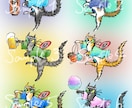 夏の思い出に☆あなただけのニャンコアイコン作ります ＜8月31日まで限定＞ はっぴでお祭り、盛り上がろう！ イメージ1