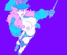 Pop & Sexyなガールズイラスト描きます 唯一無二のイラスト！CDジャケット、ポスター、Tシャツ等に！ イメージ5