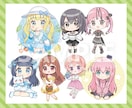 Vtuber配信向けゆるふわSDミニキャラ描きます 商用利用OK！SNS・配信・グッズ・プレゼントに♪可愛いSD イメージ4