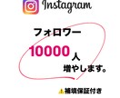インスタフォロワー売ります フォロワー10000人ふやします。(減少保証付き) イメージ1