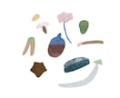 女の子や植物のアイコンや挿絵を描きます アナログ感のあるデジタルイラストで表現します。 イメージ2