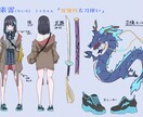 立ち絵、一枚絵を好み通りに描きます 細かい指定にも対応します。納品最短５日！ イメージ3