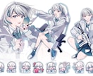 配信活動者さま応援•イラスト承ります 配信活動を彩る人物イラストを制作します イメージ2