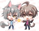 デフォルメキャラ、動物イラスト描きます かわいいSD(ちび)キャラ、動物キャラクターをお描きします! イメージ5