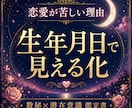 生年月日で恋愛の不安と無意識のクセを鑑定します 数秘×潜在意識で、あなたの恋愛パターンを見える化します イメージ1