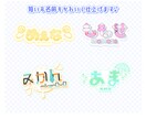 商用無料！VTuberさん向けロゴデザイン承ります オプション割引あり！モチーフを詰めた個性的なデザインをお届け イメージ2