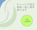 チャットで悩み相談&話し相手承ります どんなテーマでもOKです！お気軽にご相談ください！ イメージ1