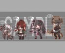 SDキャラを制作します ご希望にそった頭身のキャラクターを制作！ イメージ3