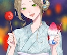 商用利用OK★サムネイルや立ち絵など1枚絵描きます カップルイラスト、グッズ用イラスト、立ち絵なども描きます！ イメージ2