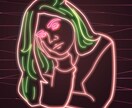 ネオン似顔絵作ります いただいた画像をネオンにするよ！ イメージ2