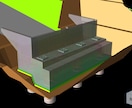 土木工事に必要な3Dモデル・データ作成を承ります ICT 土木3Dモデル作成｜CAD・点群・ドローン対応 イメージ1