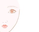 眉毛デザインのイラスト描きます サロンでお使いいただける眉のデザインを作成します イメージ5