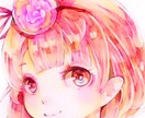 色鉛筆ふわっとしたイラストやアイコンを描きます アイコンや挿絵などふわっとはなやかにしたい方にオススメ！ イメージ1