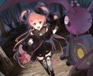 キャラクターイラストを作成します 暗め、ダーク寄りのイラスト作成を行います。 イメージ2