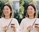 あなたの｢美しさ｣を引き出す写真レタッチをします 美化しすぎないナチュラルな写真レタッチ イメージ3