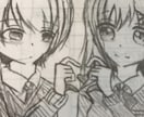歌い手さん、カップルイラストを作成します 好きな歌い手、カップルと仲良くしてイラストが欲しい方依頼して イメージ3