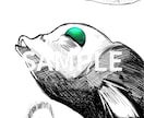 オカルト・ゴシック調の絵を描きます 繊細な線画イラスト制作【初出品限定価格・残り3名様】 イメージ8