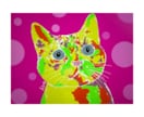 猫の絵描きます デジタル作図でアートな猫を描きます イメージ9