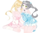 配信ゲーム絵、グッズ、歌ってみたなどお描きします 男性も女性も透明感＆ゆる可愛いアイコン、イラスト、描きます！ イメージ5