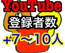 YouTube日本人の登録者を7〜10人増やします ！！　不正ツール等使用ではなく、手動で増やします。 イメージ1
