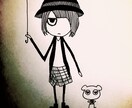ゴシックで可愛いイラスト制作致します ゴシックで可愛いイラスト───。 イメージ1