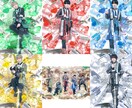 アイドル(メンズも!)のアー写デザイン承ります 納期短縮！流行りの可愛いコラージュ作ります！ イメージ3