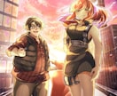 ゲーム業界現役アーティストが、美麗な一枚を描きます ゲーム開発経験を活かし、背景・キャラ問わず幅広く対応可能です イメージ7