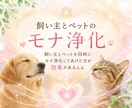 飼い主様とペットちゃん同時にモナ浄化致します 飼い主様の元気はペットちゃんへも繋がります(⁠ꈍ⁠ᴗ⁠ꈍ⁠) イメージ1