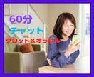 恋愛！チャットで60分！霊感タロットで占い致します 恋愛でお悩み中のこと！チャットでサクサク、タロット＆オラクル イメージ3