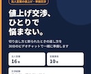 値上げ・単価交渉の切り出し方を一緒に考えます 法人営業16年・元営業課長が、買う側の目線でアドバイス イメージ1