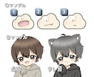 最短即日納品！萌え袖パーカー量産イラスト描きます SNS等のアイコンなどの使用可！ イメージ3