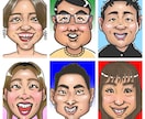 あなたらしさあふれる似顔絵作成します SNSアイコンや名刺、プレゼント用に似顔絵作成します。 イメージ3
