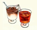 美味しそうでかわいい食べ物のイラスト描きます 【飲食店のメニューや挿絵・グッズに】 イメージ3