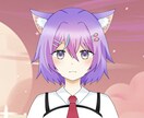 IRIAMでそのまま使える立ち絵描きます パーツ分け不要、そのまま配信OK イメージ1