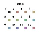 表情5種類、シンプルな女の子のイラスト作成します 選んで組み合わせるだけ、シンプルなデザインのキャラクターです イメージ5