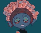 ポップなイラスト描きます 色の奇抜な可愛いポップイラスト描きます！ イメージ5