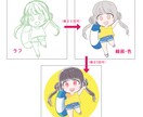 かわいいミニキャラアイコン作成します 気軽にアイコンを作りたい方に2000円で作成します イメージ5