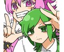 あなた好みのキャラクターイラストを描きます ミニキャラから厚塗り風、アニメ風までなんでも受け付けます！ イメージ2