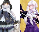 イラスト◆ゲーム・TRPG立ち絵・商用等制作します 用途自在のキャラクターイラスト制作をお受けします◆ イメージ3