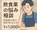 飲食業界の悩み、愚痴なんでも承ります 飲食・サービス業で働くあなたのストレス発散場所 イメージ1