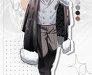立ち絵・歌みたサムネ・表紙イラスト・１枚絵承ります 貴方だけのカッコいいイラスト制作します！ イメージ2