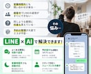 LINEの問い合わせをAIで自動対応します 予約・質問対応を自動化しスタッフ負担を減らします イメージ2
