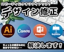 イラレ・キャンバ・パワポ・キーノートの修正します 部分修正¥2000〜/１ページ修正¥5000〜 イメージ1