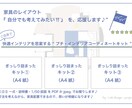 お子様と楽しみながら家具配置できる　キットあります 3日間／より快適な暮らしを考える力・発想力を引き出すお手伝い イメージ3