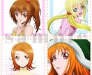 アニメ調のアイコンイラスト作成いたします あなただけの創作SNSアイコン イメージ2