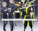 TRPG、配信、ゲームなどのキャライラスト描きます 可愛いものかっこいいものまで、老若男女問わずお任せ下さい！ イメージ10