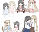 かわいいアイコン描きます 3等身くらいでかわいい正方形のイラストを描きます イメージ2