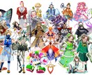 インパクトある、あなただけのキャラ立ち絵作ります 厚塗り/アニメ塗り　超ポップ/超かわいい/超カッコいいを！ イメージ2