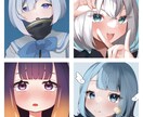 SNS等のヘッダー イラスト アイコン描きます 様々なテイスト！可愛いからカッコイイまで！ イメージ2