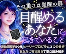 モニター価格★目醒めるあなたを読み解き調整します ヒーリー３つのプログラムで分析+個別解説+90分波動調整 イメージ1